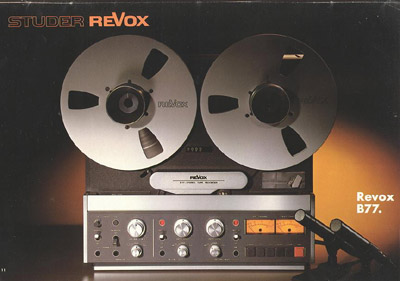 STUDER REVOX B77 MK II - 2-TRACKS - 7.5/15 CMS - Stereo Tape Recorder